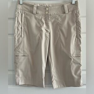 Nike Golf Dri Fit Womens Size 4 Bermuda Shorts  Performance Athletic Activewear